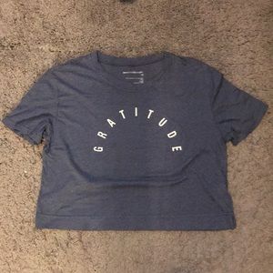 good hYOUman graphic crop tee